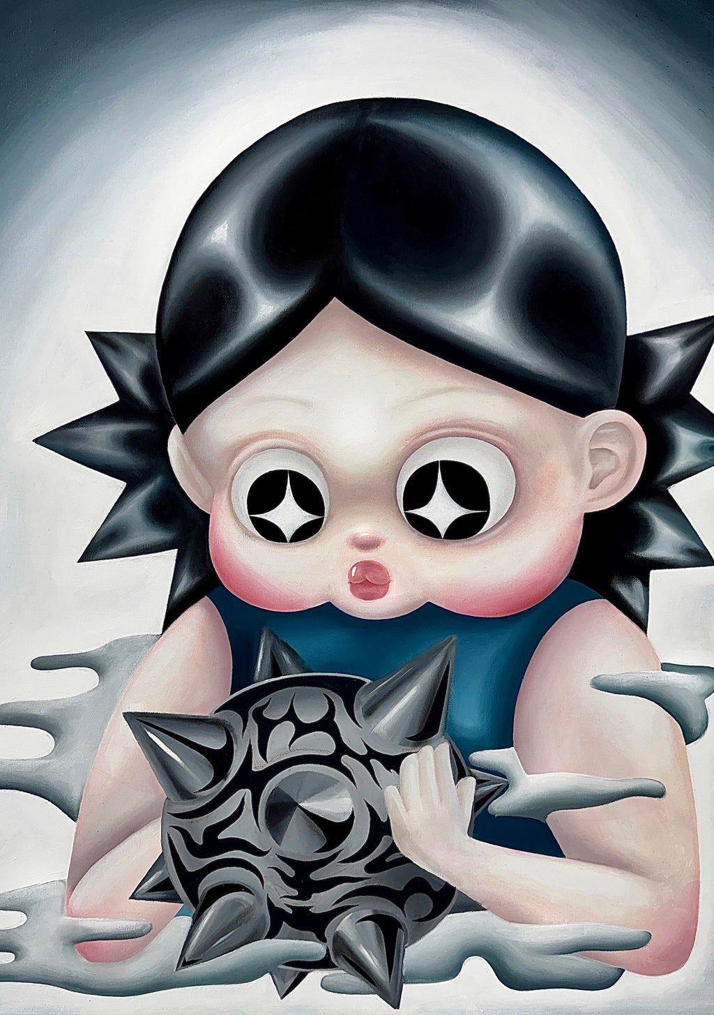 “curiosity (untrained)” print A3