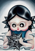“curiosity (untrained)” print A3