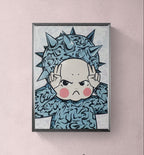 ”little rebel” print A2