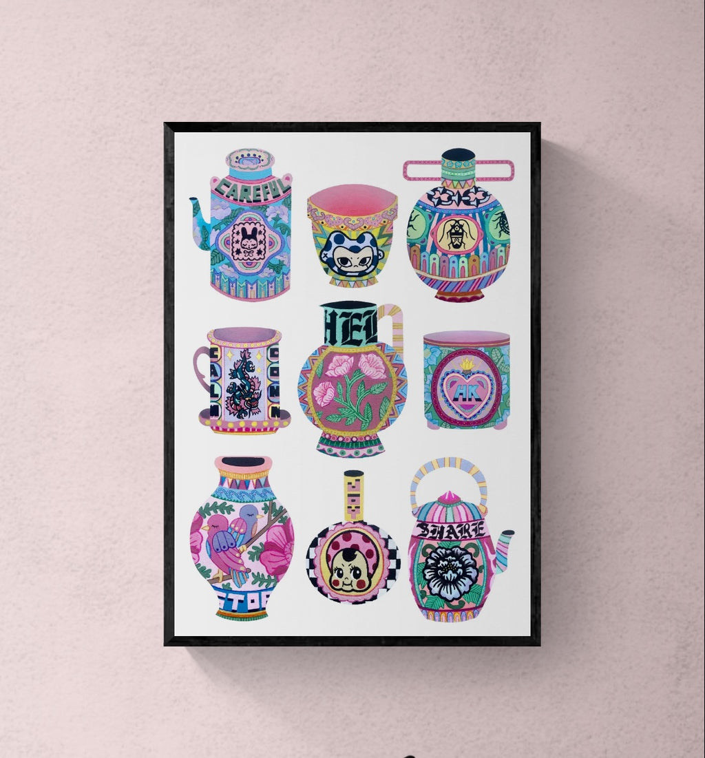 ”future nostalgia” print A2