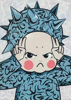 ”little rebel” print A2